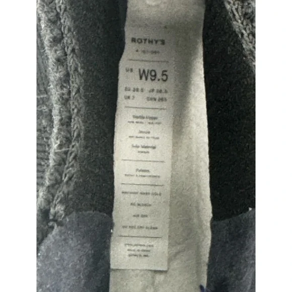 Rothy's The Lug Boot Merino Wool Lightweight Onyx Black Size W9.5 NWOB - Picture 11 of 11